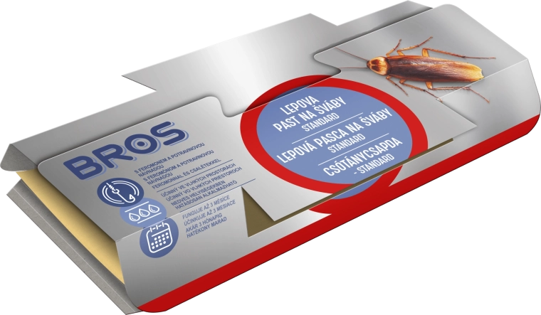 Bros ljepljiva klopka za žohare Standard 1 kom