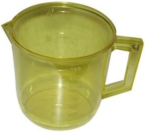 Posuda za ručni mikser 0,75 l, plastična, prozirna