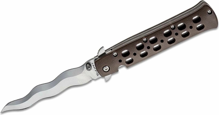 Sklopivi nož Cold Steel Ti-Lite Kris 10,2 cm, smeđi, Zy-Ex