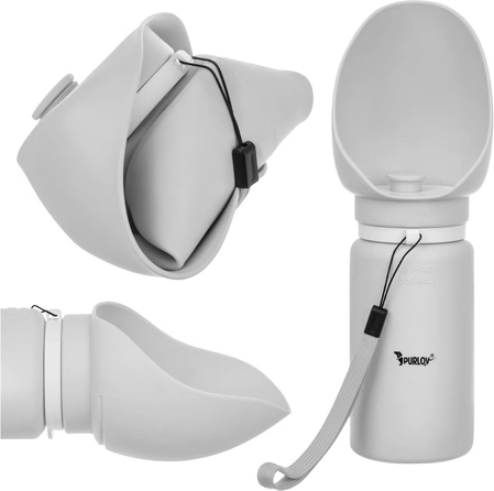 Sklopiva putna boca za pse 550 ml Purlov