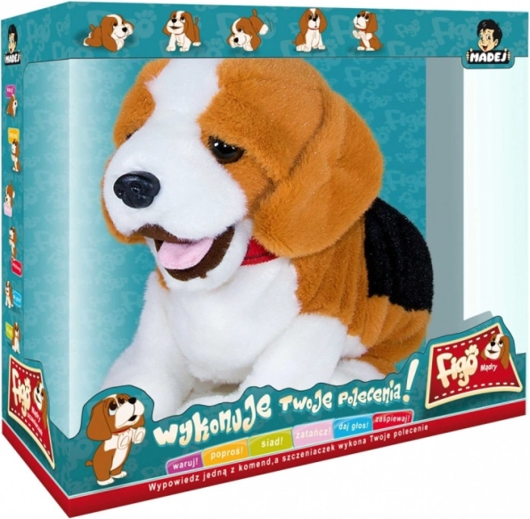 Figo interaktivni maskota pas Beagle koji reagira na naredbe