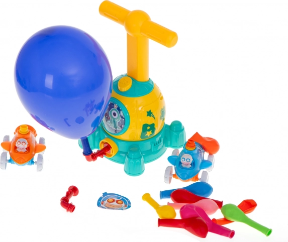 Balonski raketni autići s pumpom – edukativni set od 15 dijelova