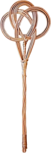 Pleteno kladivo za tepihe 77 cm, lakirano