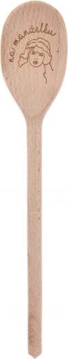 Drvena kuhača s natpisom „Za suprugu” 30 cm