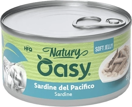 Oasy Natury Soft Jelly srdela 85 g – dodatna hrana za odrasle mačke