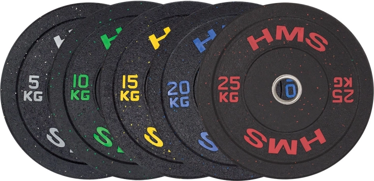 Olimpijski bumper uteg HMS 15 kg