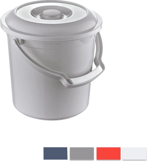 Hobby plastična kanta s poklopcem 5 l (mix boja)