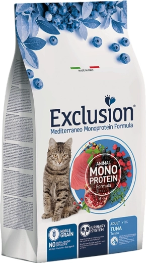 Exclusion granule za odrasle mačke s tunom 1,5 kg