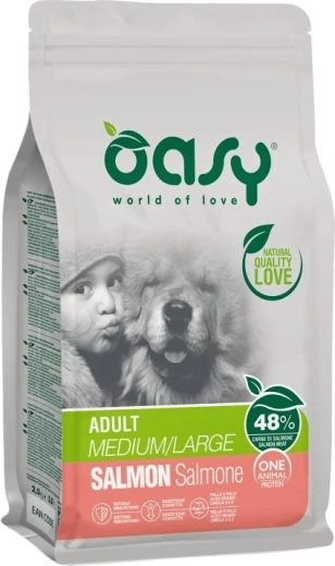 Oasy One Animal Protein Adult Medium/Large losos 2,5 kg