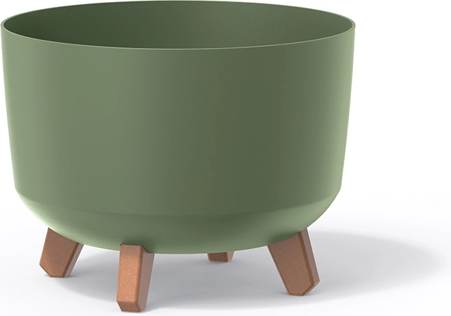 Lončanica na nogicama Gracia Standard 28,5 cm – zemljano zelena