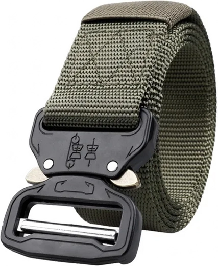 Taktički najlonski remen s kopčom Quick Release zeleni