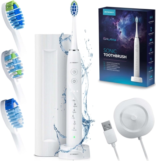Sonična električna četkica za zube Berdsen Galaxy bijela