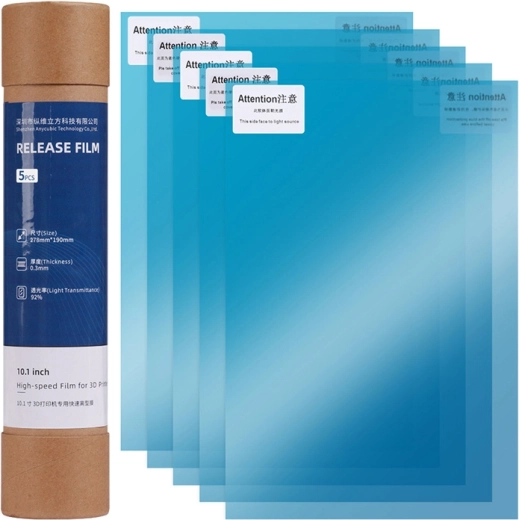 Brzomjenjajuća FEP folija 10,1" za Anycubic Photon Mono M5s / M5s Pro / M7 / M7 Pro (5 kom)