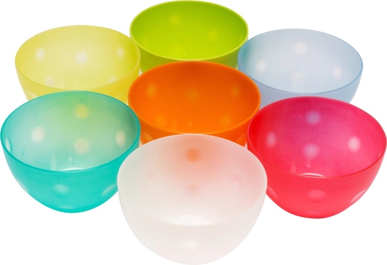 Plastična kuhinjska zdjela mala 14 cm - miješana boja