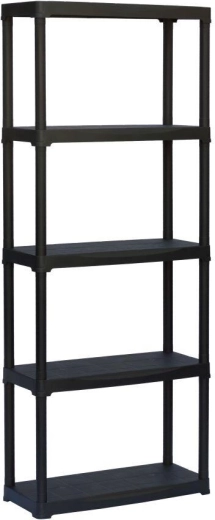 Plastični regal 700 × 300 × 1760 mm, 5 polica