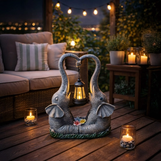Čarobna atmosfera s toplim LED svjetlom