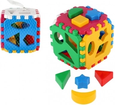 Plastična umetaljka kocka 12 × 12 cm u mrežici