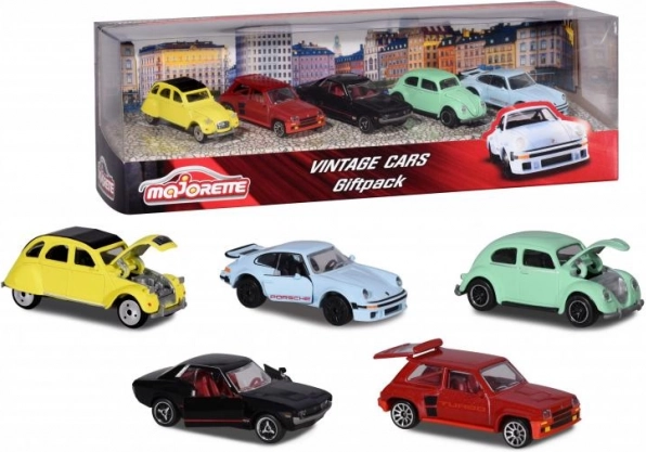 Majorette set klasičnih automobila, 5 komada