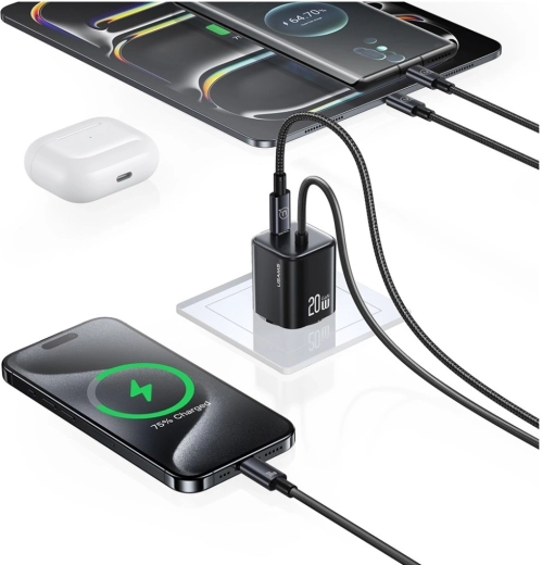 Punite dva uređaja istovremeno (2× USB‑C)