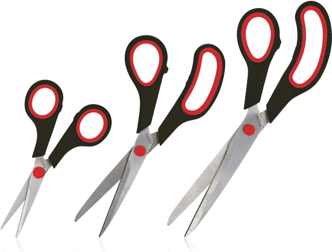 Set škara 3 kom – 14, 21 i 24 cm, miks boja
