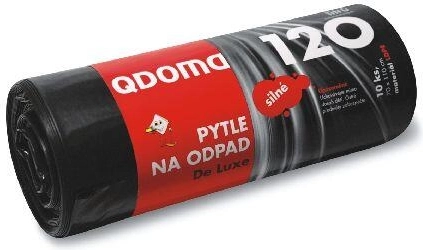 Jaki vreće za otpad 120 l, crne, 70 × 110 cm (10 kom)