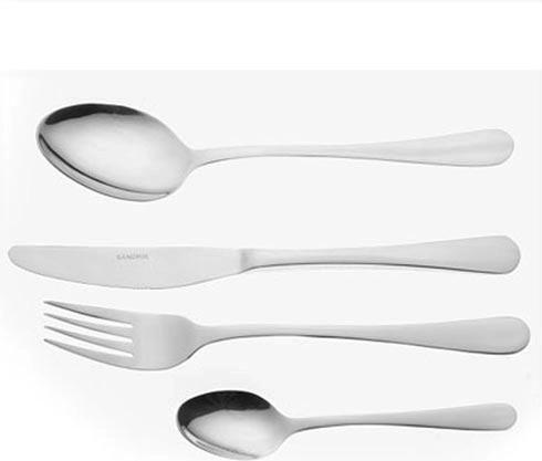 Set hotelskog pribora od nehrđajućeg čelika, 24 dijela