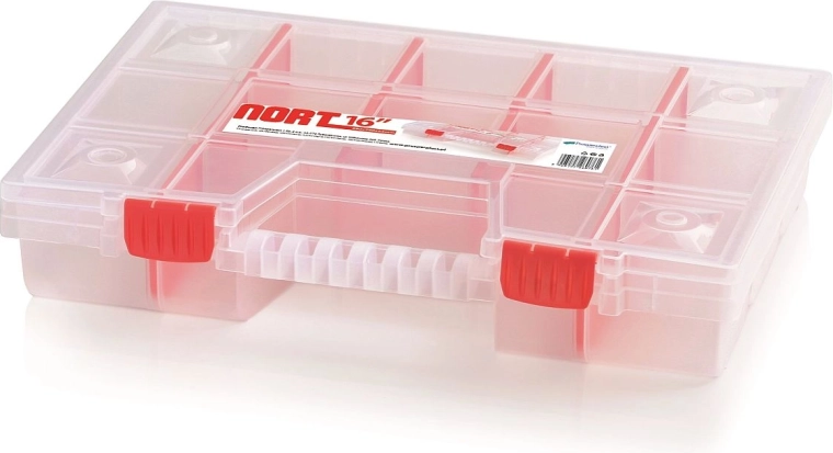 Plastični organizator NORT s 14 pretinaca