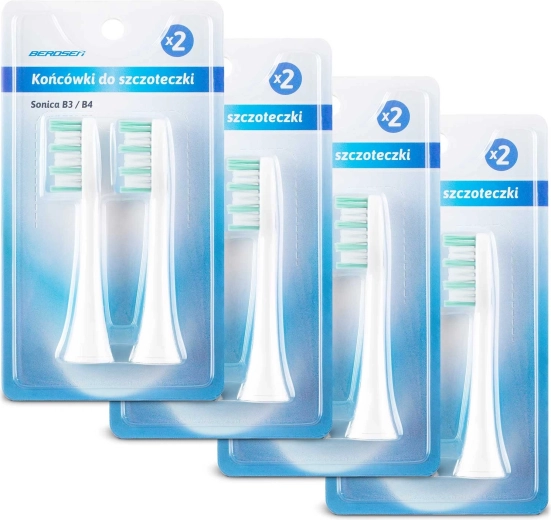 Zamjenske glave za soničnu četkicu Berdsen, 8 kom