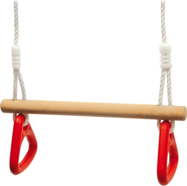 Ljuljačka i vratilo s gimnastičkim ručkama small foot