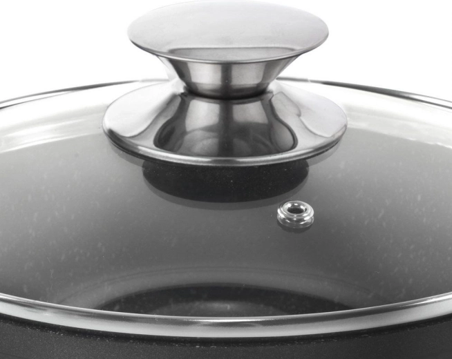 Stakleni poklopac s ventilom pare