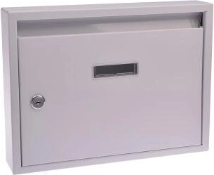 Poštanski sandučić za stambene zgrade 320 × 240 × 60 mm bijeli bez rupa