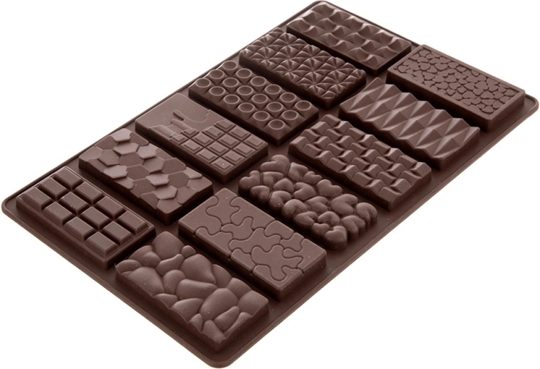12 mini pločica s različitim reljefima