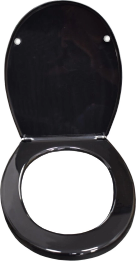 Univerzalna crna WC daska od polipropilena