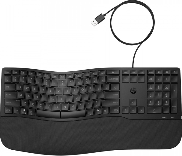 Žičana ergonomska tipkovnica HP 480 Comfort