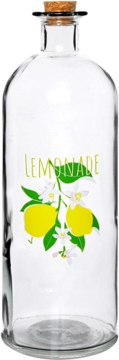 Prozirno staklo i dekor s limunom