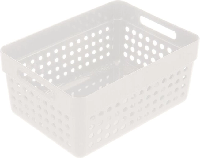 Košarica Terra bijela – organizator za pohranu 15,5 × 11,5 × 7,3 cm
