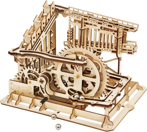ROBOTIME ROKR 3D drvene puzzle staza za kuglice Squad, 239 dijelova