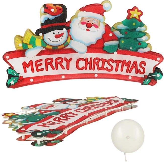 Božićna svjetlosna dekoracija Merry Christmas XXL 45cm