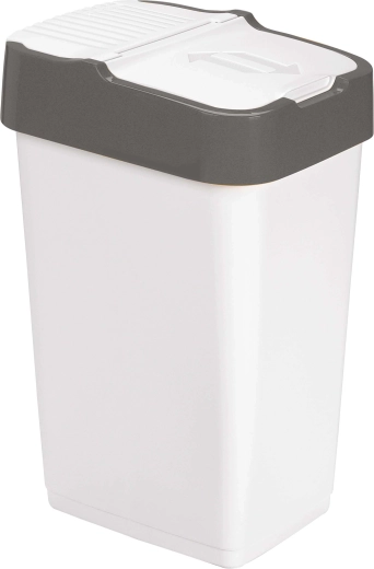 Plastična kanta za otpad HEIDRUN 35 l sa sklopivim poklopcem