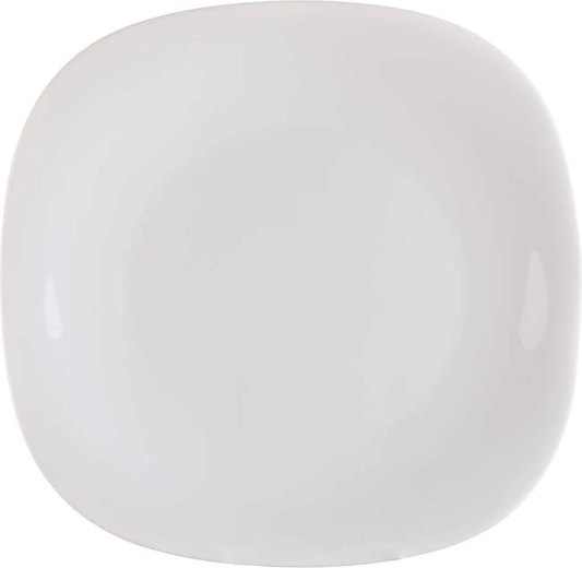 Plitki tanjur Parma 27 × 27 cm – bijelo staklo