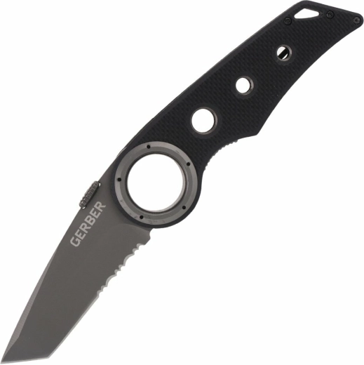 Gerber Remix Tactical sklopivi džepni nož 7,7 cm, crni, G10, kopča