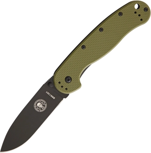 ESEE Avispa Black OD Green sklopivi džepni outdoor nož 8,9 cm, crni/zeleni, FRN