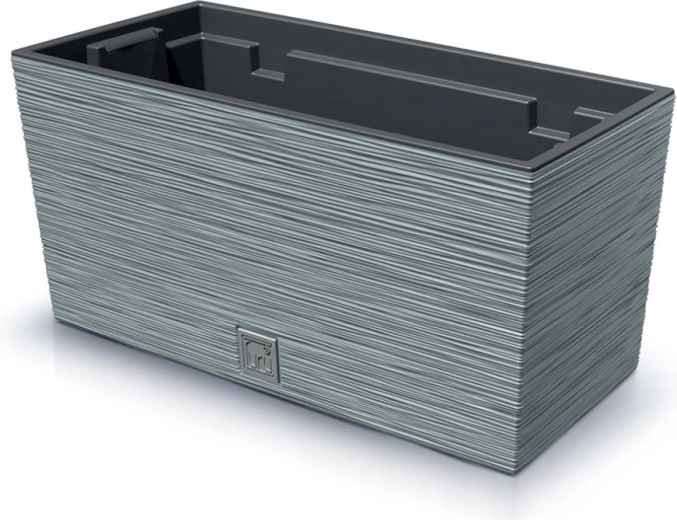 Plastična žardinjera Furu Case 39,5 cm – betonsko siva