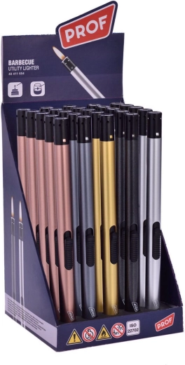 Plamenik punjivi upaljač PROF 21 cm – mix boja