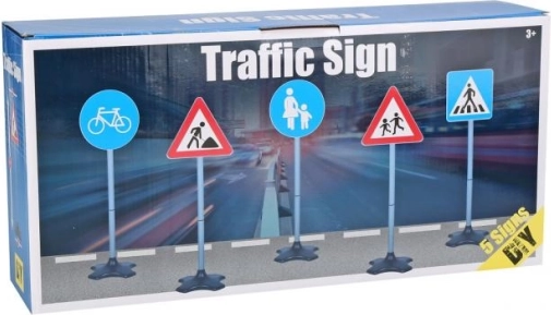 Set dječjih prometnih znakova 81 cm – 5 kom