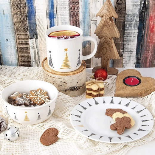 Decentan božićni dizajn koji se slaže s posluživanjem