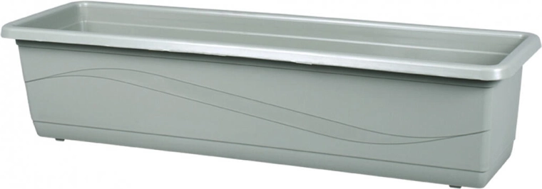 Žardinjera Lobelia Modern 60 cm – svjetlozelena plastična posuda za cvijeće