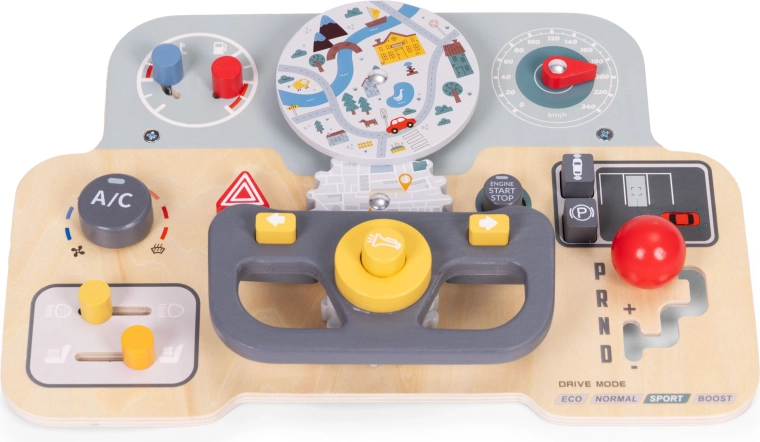 Realistična kontrolna ploča za igru vozača