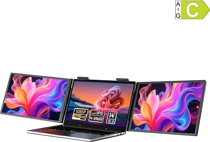 Zeuslap ZB14 dualni prijenosni monitor 2× 14" Full HD