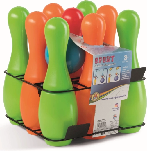 Androni kuglački set koji se može puniti vodom ili pijeskom, 27 cm